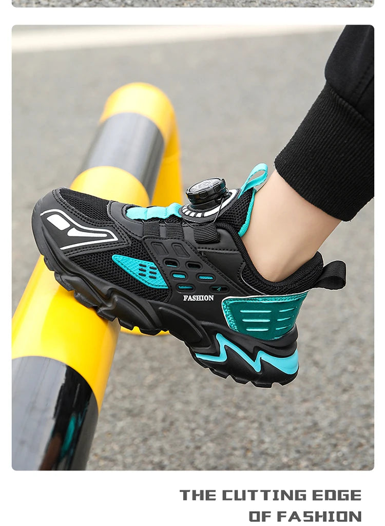 Children Athletic Sneakers Summer Breathable Lightweight Outdoor Running Shoes Non-slip Tennis for Boys Kids Sports Size 28-39