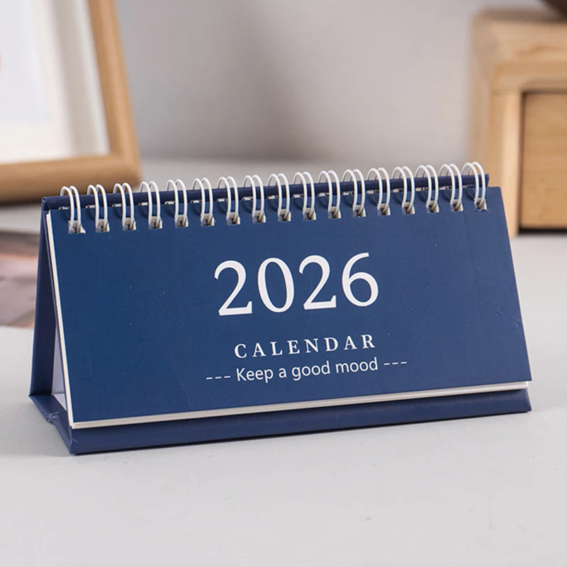 2026 Mini Desk Calendar Desktop Notepad Ornament Cute Simple Calendar,Christmas New Year Gift, Daily Planner Table Calendar