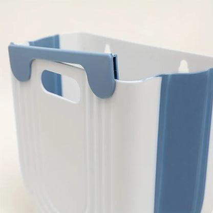 Wall-Mounted Folding Trash Can - Kitchen  Bathroom Space Saver