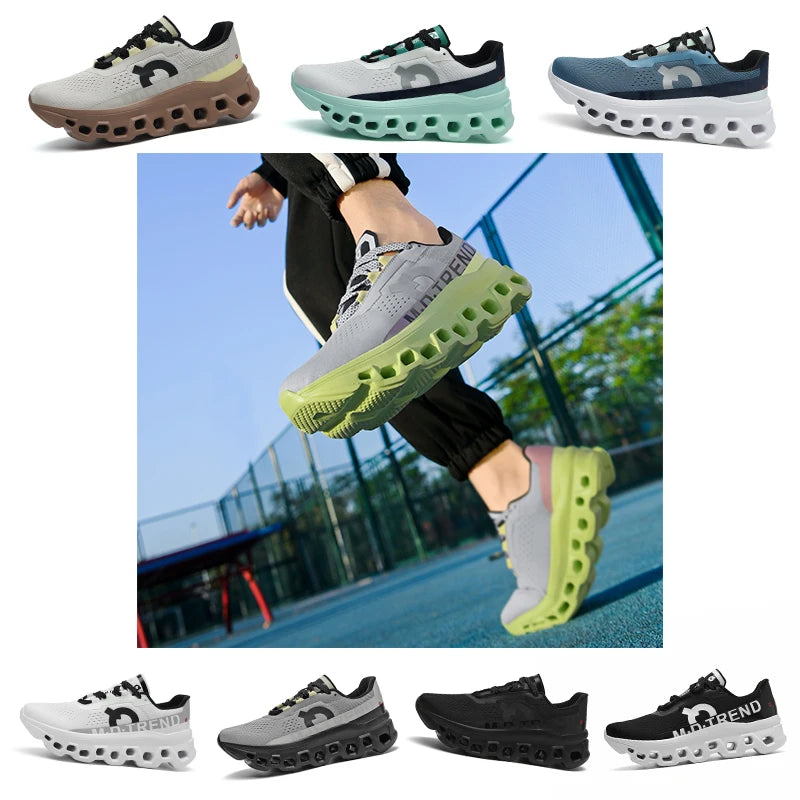 2026 Air Cushion Running Shoes Jogging Marathon Men Sports Breathable Lightweight Women's Comfortable Nonskid Leisure Sneakers