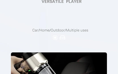 Wireless Car Vacuum - Portable Handheld Cleaner With Strong Suction & HEPA Filter