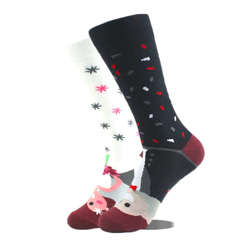 Funny Alien Shark Cotton Socks - Unisex Novelty Crew Socks