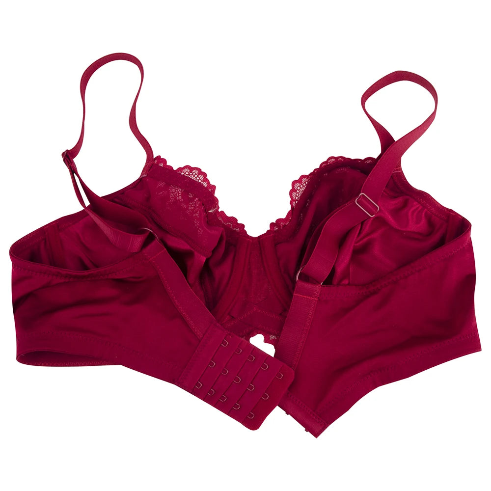 Sheroine Underwire Women Bras Lace Floral Minimizer Full Coverage Non Padded Unlined Everyday Comfort Support T-Shirt Bra