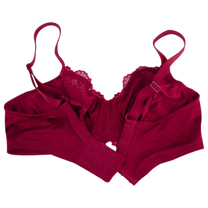 Sheroine Underwire Women Bras Lace Floral Minimizer Full Coverage Non Padded Unlined Everyday Comfort Support T-Shirt Bra