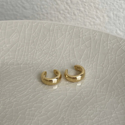 1 PC Gold Silver Color C-Shaped No Piercing Ear Cuffs for Women Fashion Simple Ins Style Earrings Jewelry Accessories Gifts