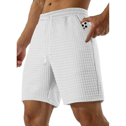 Men's Casual Shorts - Summer Lightweight Drawstring Baggy Fitness Pants