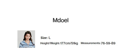 TOYOUTH Women Knitted Sweater 2026 Autumn New Fashionable Style Striped Zipper High Collar Woolen Pullover Sweater Tops