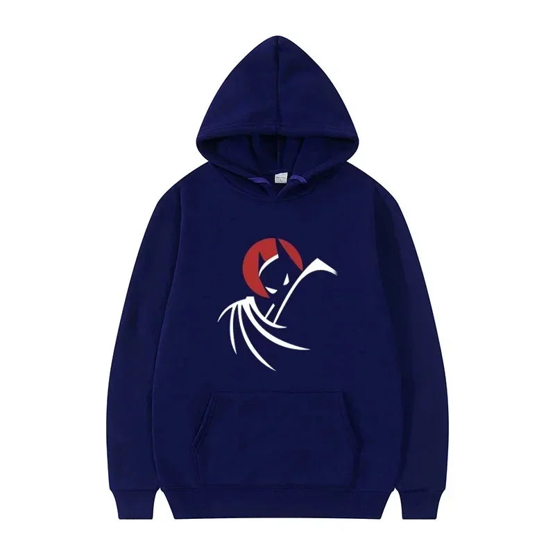 Bat anime printed men's hoodie high-quality casual and fashionable hoodie versatile Y2K trendy sweatshirt