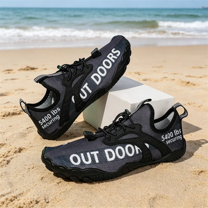 Men Water Shoes Swimming Barefoot Quick Dry Lightweight Aqua Sneakers Outdoor Sports Five Fingers Upstream Wading Shoes Summer Breathable Surfing Sandals Beach Trekking New Big Size