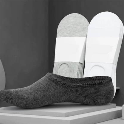 1/5/10/20 Pairs Summer Autumn Boat Socks For Men Women Non-slip Silicone Invisible Cotton Socks Male Ankle Sock Slippers