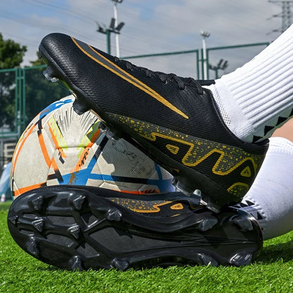 Men Soccer Shoes - Breathable Training Soccer Boots | Rubber Outsole Cleats