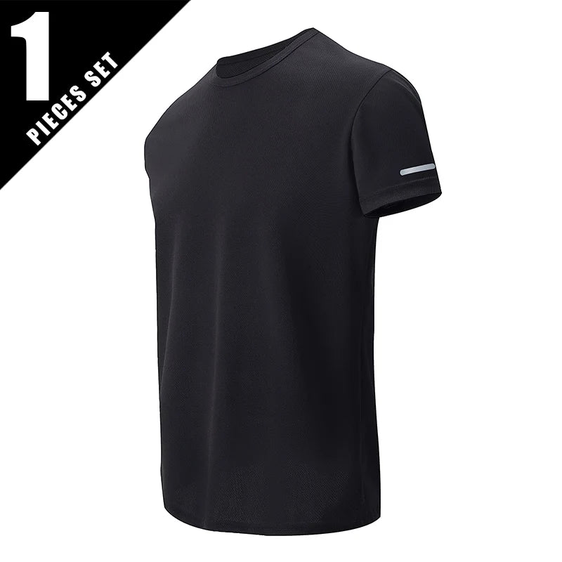 Men's Quick Dry T-Shirt - Four Season Sports Tee | Breathable Polyester, Plus Size