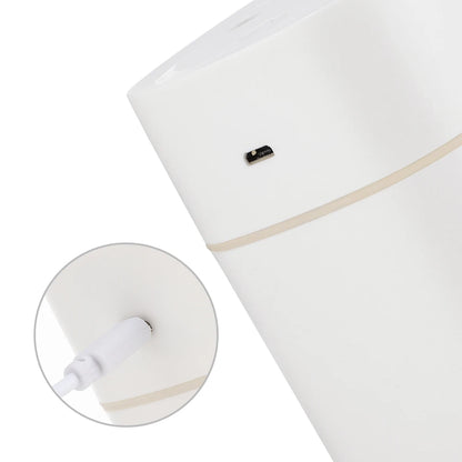 Portable USB Humidifier - 600ml Aroma Diffuser with Colorful Night Light for Home  Car