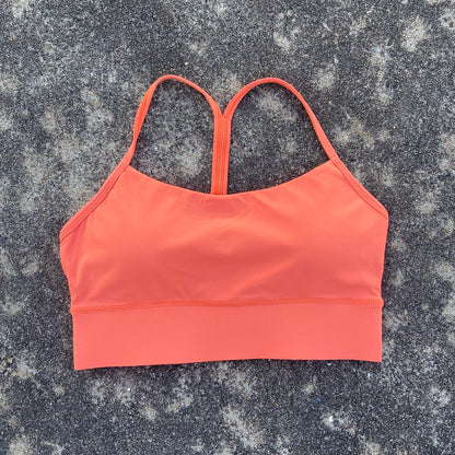 Women Fitness Sports Bra – Y-Line Straps High Strength Breathable Gym Top