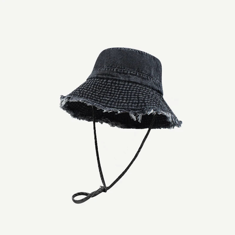 1pc Solid Color Vacation Bucket Caps with Large Eaves for Women Men,spring and Summer Outdoor Providing Sun Protectionsuitable
