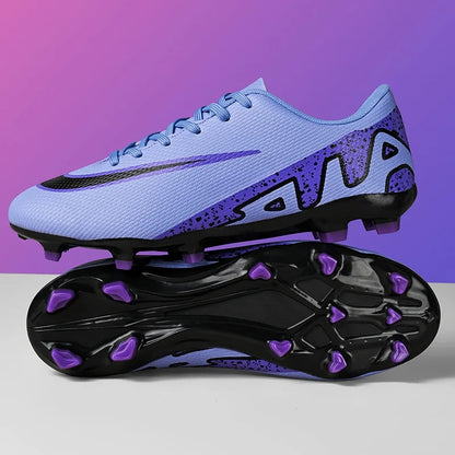Men Soccer Shoes - Breathable Training Soccer Boots | Rubber Outsole Cleats
