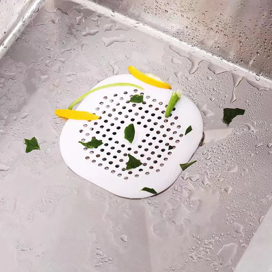 Silicone Sink & Drain Strainer – Hair & Food Catcher for Kitchen & Bath