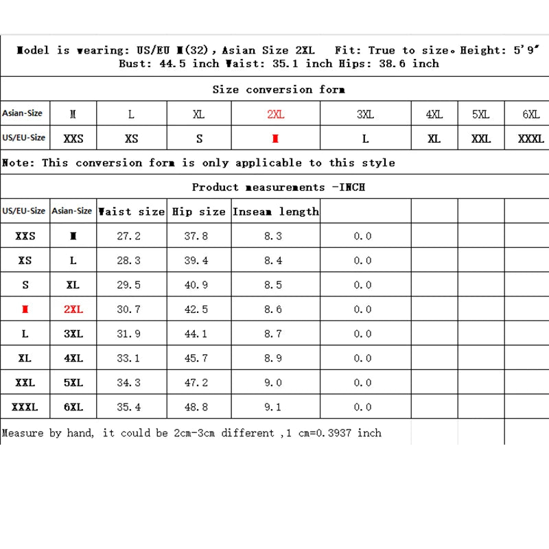 Men's Casual Shorts - Elastic Waist Zipper Pocket Quick Dry Running Shorts for Men