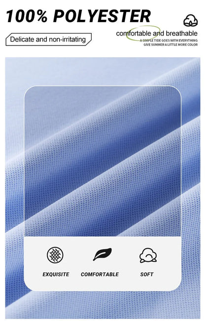 Women Stripe Polo Shirt - Summer Short Sleeve Polos | Soft Knit Top, Loose Fit