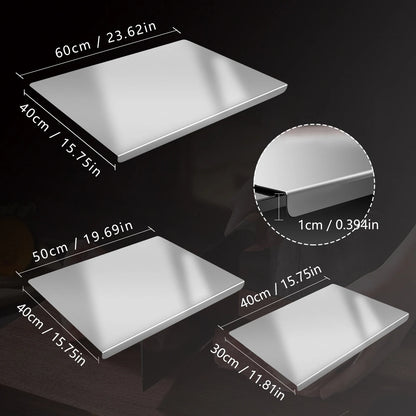 304 Stainless Steel Cutting Board – Hygienic Butcher Block Prep Board