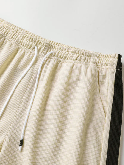 New Men's Shorts, Men's Casual Pants, Men's Beach Shorts, Men's Sports Shorts, New Fashion Textured Fabric, Breathable Pants, Suitable for Both Daily Casual Wear and Sports