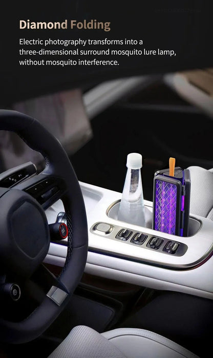New Qualitell V3 Folding Electric Mosquito Killer Portable Charging Purple Light Home Outdoors Mosquito Repellent Lamp