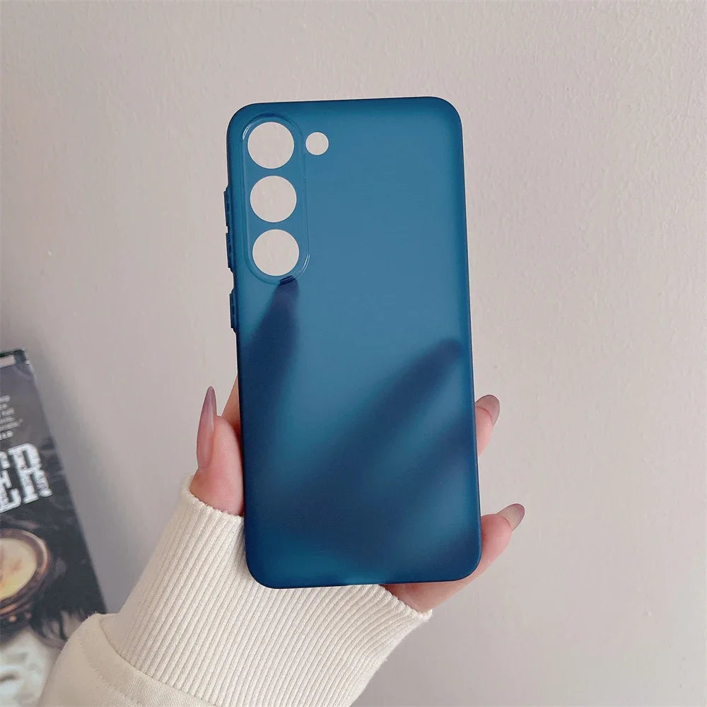 Ultra Thin Matte Armor Translucent Case For Samsung S26 ULTRA S25 FE S24 S23 FE S22 S21 Plus Ultra Note 20 Ultra Soft Back Cover
