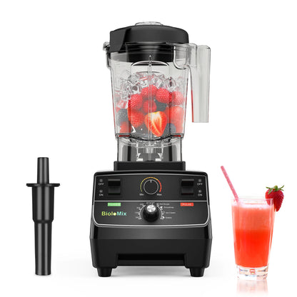 BioloMix 2200W Professional Blender - Smart Timer 2L Jar Mixer Juicer Ice Crusher
