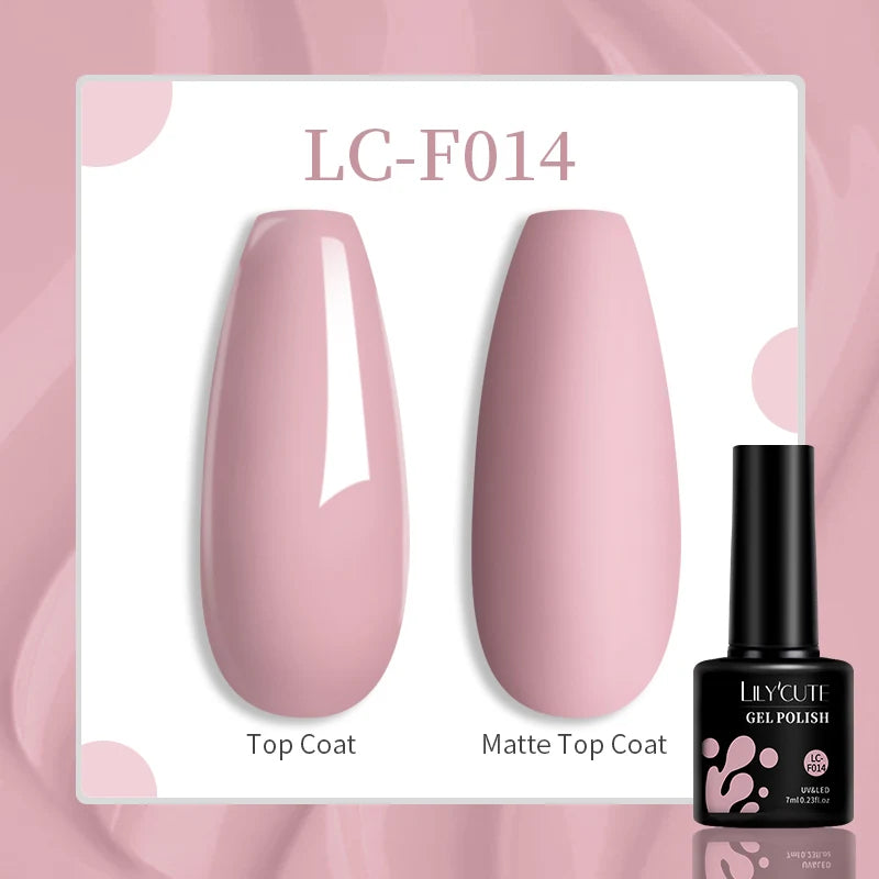 Gel Nail Polish - LILYCUTE UV Gel Varnish 7ML | Soak Off, Long Lasting Colors