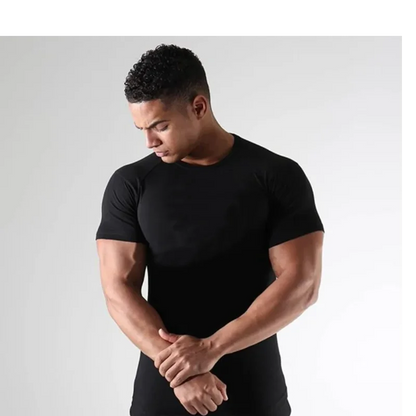 Compression Running Shirt – Men's Fitness Long Sleeve Rash Guard With Sun Protection