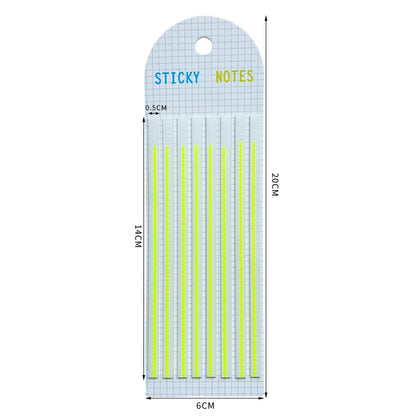 160 Sheets Transparent waterproof Mark Line Index Memo Pad Sticky Notepads Paper Sticker Notes School Supplies Stationery
