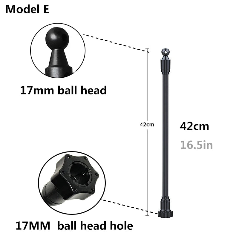 Flexible Arm Monopod Selfie Stick Rod Mount Holder Stands for Mobile Phones for Gopro Hero DJI OSMO Insta 360 Cameras Tripod
