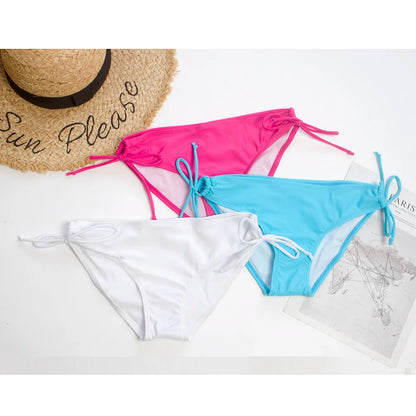 Floral Bandage Basic Bikini Tanga Brazilian Bikinis Women Bottom 2026 Sexy Swimwear Swimsuit Women Bottom Bathing Suit 171T