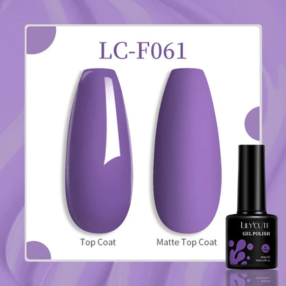 Gel Nail Polish - LILYCUTE UV Gel Varnish 7ML | Soak Off, Long Lasting Colors