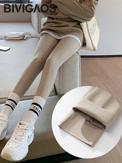 Seamless Leggings Women – High Waist Brushed Shark Fitness Pants | Slim Fit