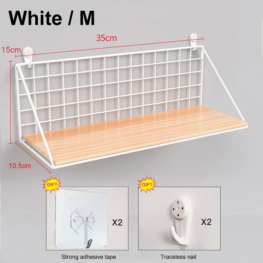 Wooden Spice Rack - Wall-Mounted Kitchen Organizer for Spice Jars - ZOOMNSTORE