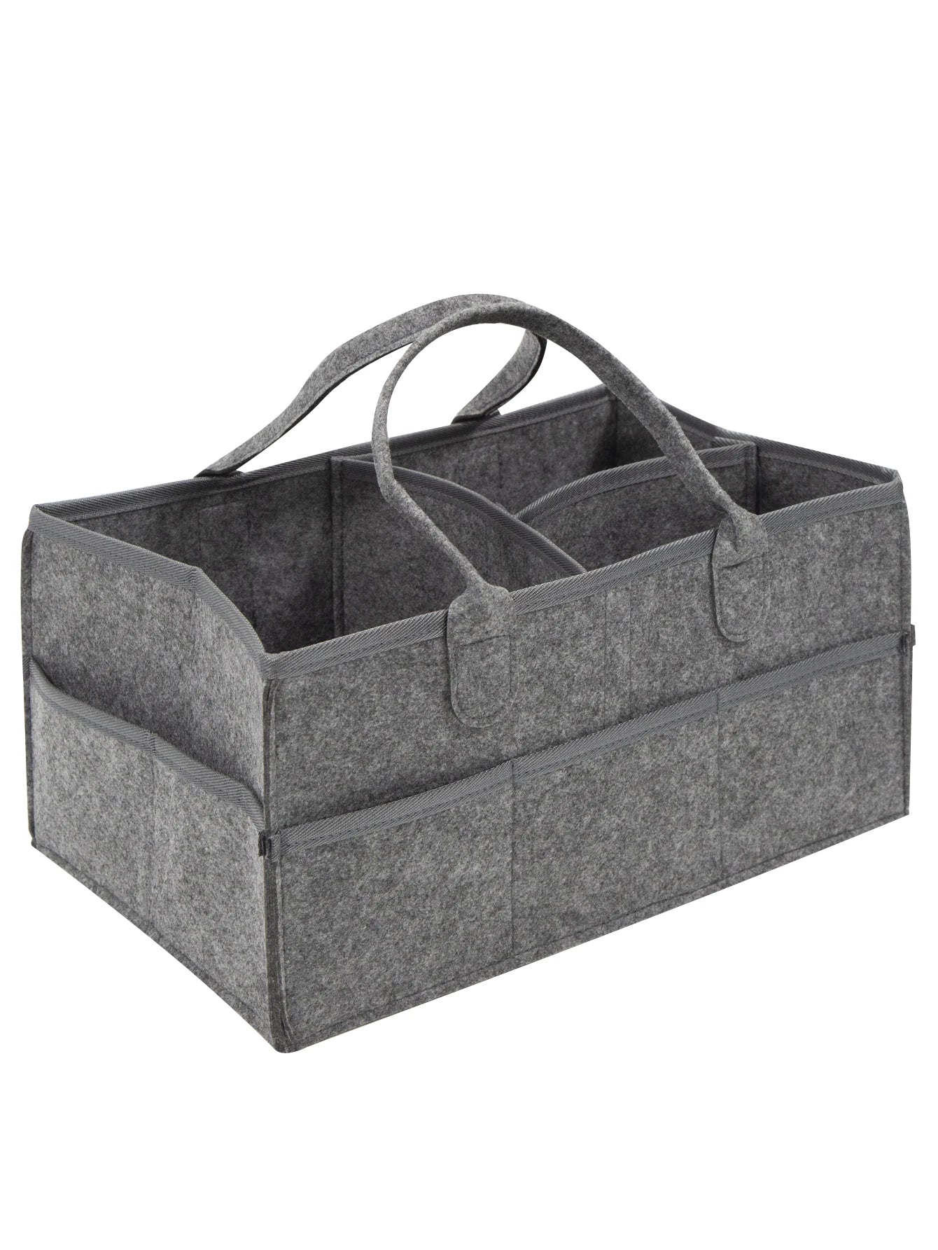 Baby Stroller Accessories Organizer Mommy Tote Bag Foldable Storage Baby Diaper Hanging Bags Thicken Portable Mom Tote Basket