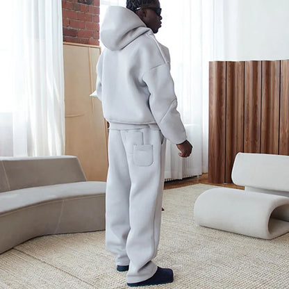 Men's New Sportswear Set | Trendy 2-Piece (Hoodie & Pants) for Outdoor Basketball