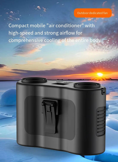 Multifunctional Outdoor Camping Fan Light Rechargeable Ceiling Fan with 3-speed Night Light and Power Bank Portable Fan