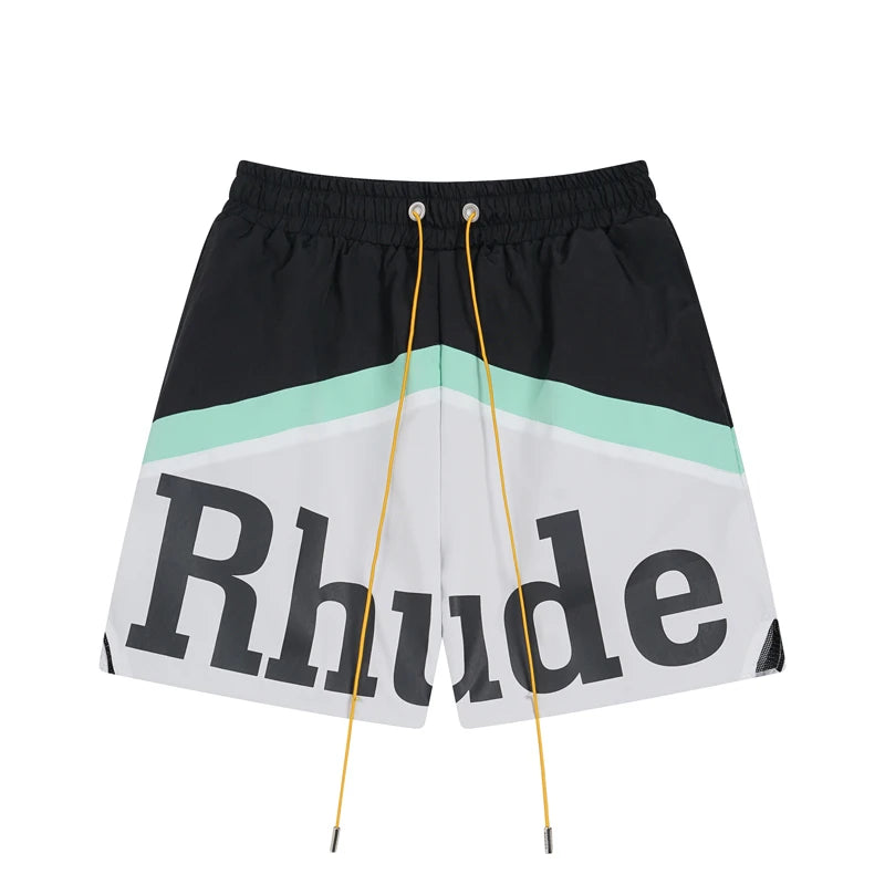 High Quality Streetwear Multi-color Rhude Beach Shorts Men Women Loose Breathable Casual Shorts