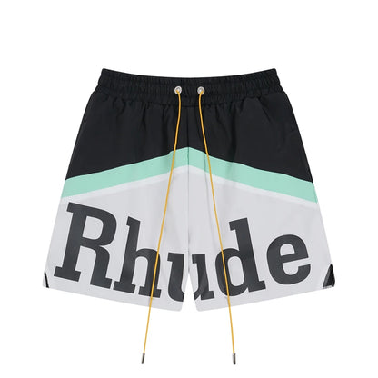High Quality Streetwear Multi-color Rhude Beach Shorts Men Women Loose Breathable Casual Shorts