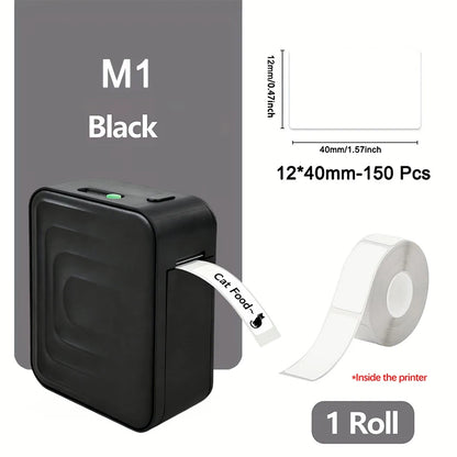 Marklife M1 Mini Self-adhesive Label Printer Portable Thermal Printer Inkless Bluetooth Labeling Machine Stickers Labels Maker
