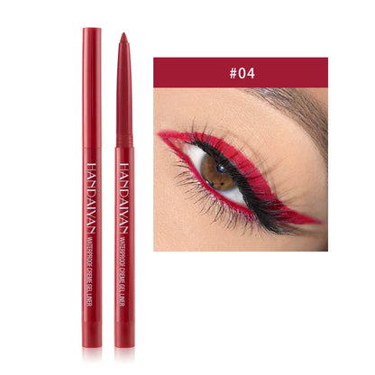 Matte Eyeliner Pencil - Waterproof Gel Pencil With 20 Colorful Shades | Long Lasting, Quick Dry