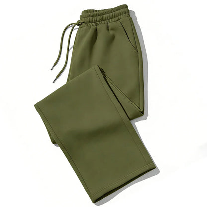 Mens Sweatpants Straight Fit Joggers for Sports and Streetwear Loose Oversized Casual Pant Drawstring Multi-pocket Men Long Pant