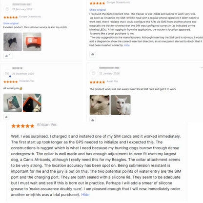 4G Pet GPS Tracker Collar Waterproof Dog Cat Locator with Health Monitor,Geo-Fence,Cold Resistant For iOS Android