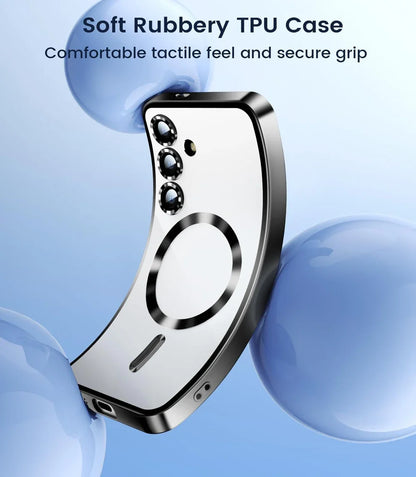 Plating For Magsafe Magnetic Case For Samsung Galaxy S26 S25 FE S24 S23 Ultra A56 A36 A26 A55 A54 A17 A07 A16 A35 A15 Cover