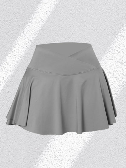3Pack Dopamine Pockets Tennis Skirts for Women Fitness Skinny Pleated Skirt Outdoors Corset Pockets Shorts High V Waist