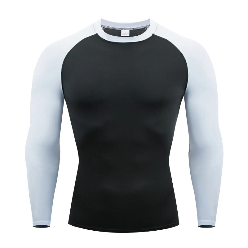 Men's Thermal Underwear Long Sleeve Tops | Thin Tight Fitting Elastic Fitness Wear