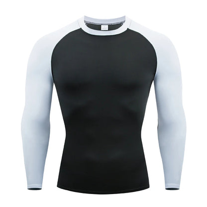 Men's Thermal Underwear Long Sleeve Tops | Thin Tight Fitting Elastic Fitness Wear