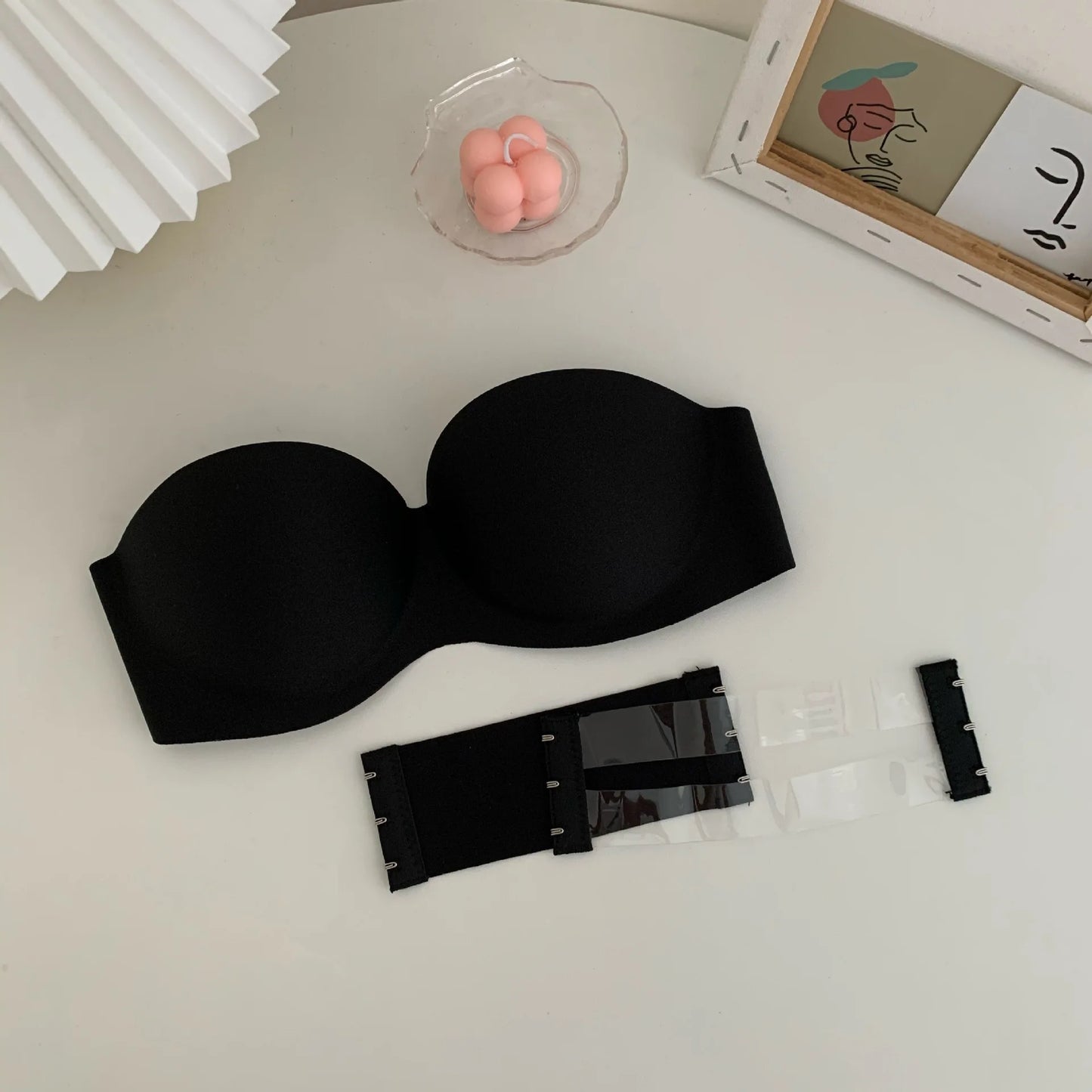 Women Sexy Strapless Bra Push Up Padded Bras Female Underwear Seamless Invisible Bralette Without Straps Ladies Lingerie Bras